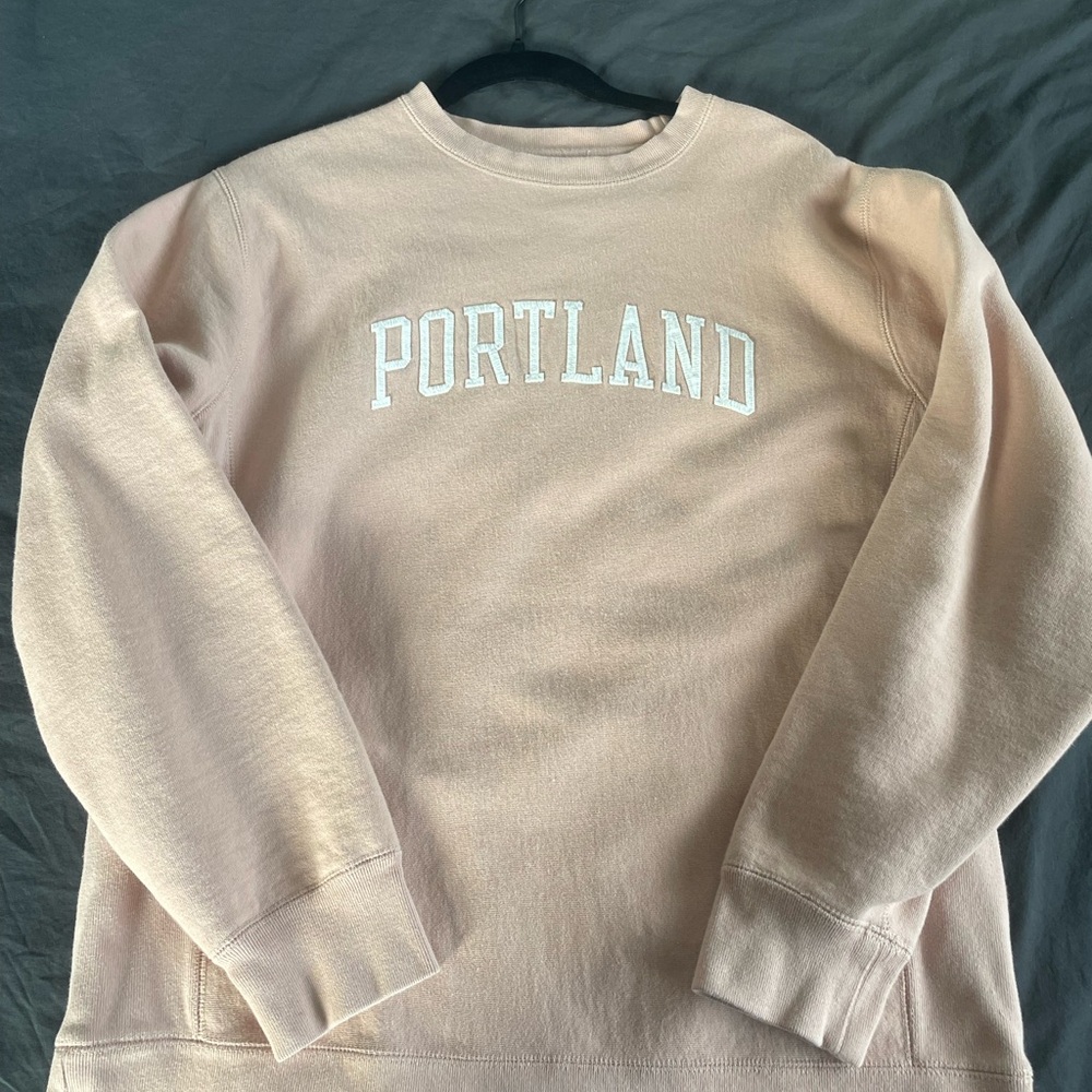 Portland Light Pink Sweatshirt